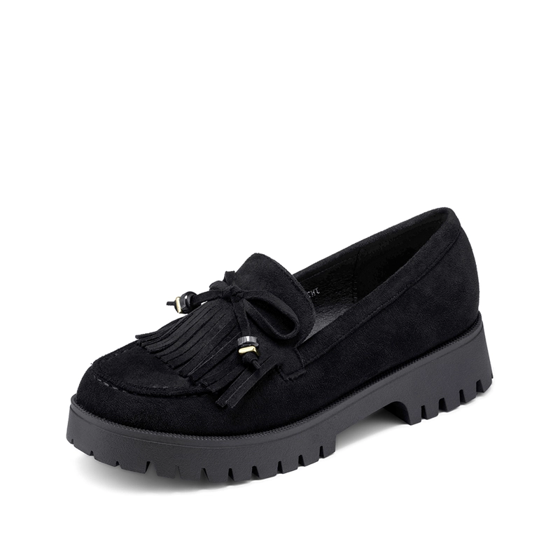 MOCASIN MUJER URBANO CON FLECOS PU TEXTIL WEIDE JN730 - 3