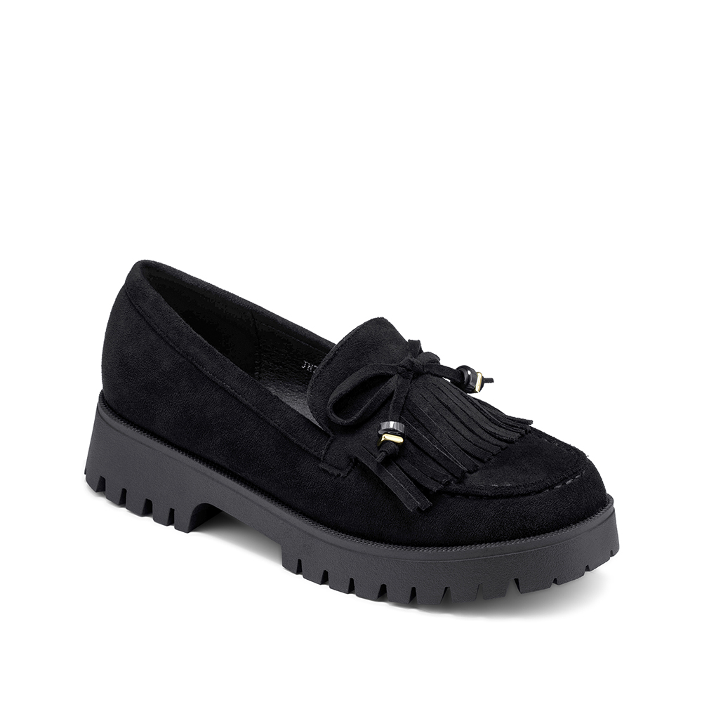 MOCASIN MUJER URBANO CON FLECOS PU TEXTIL WEIDE JN730 - 5
