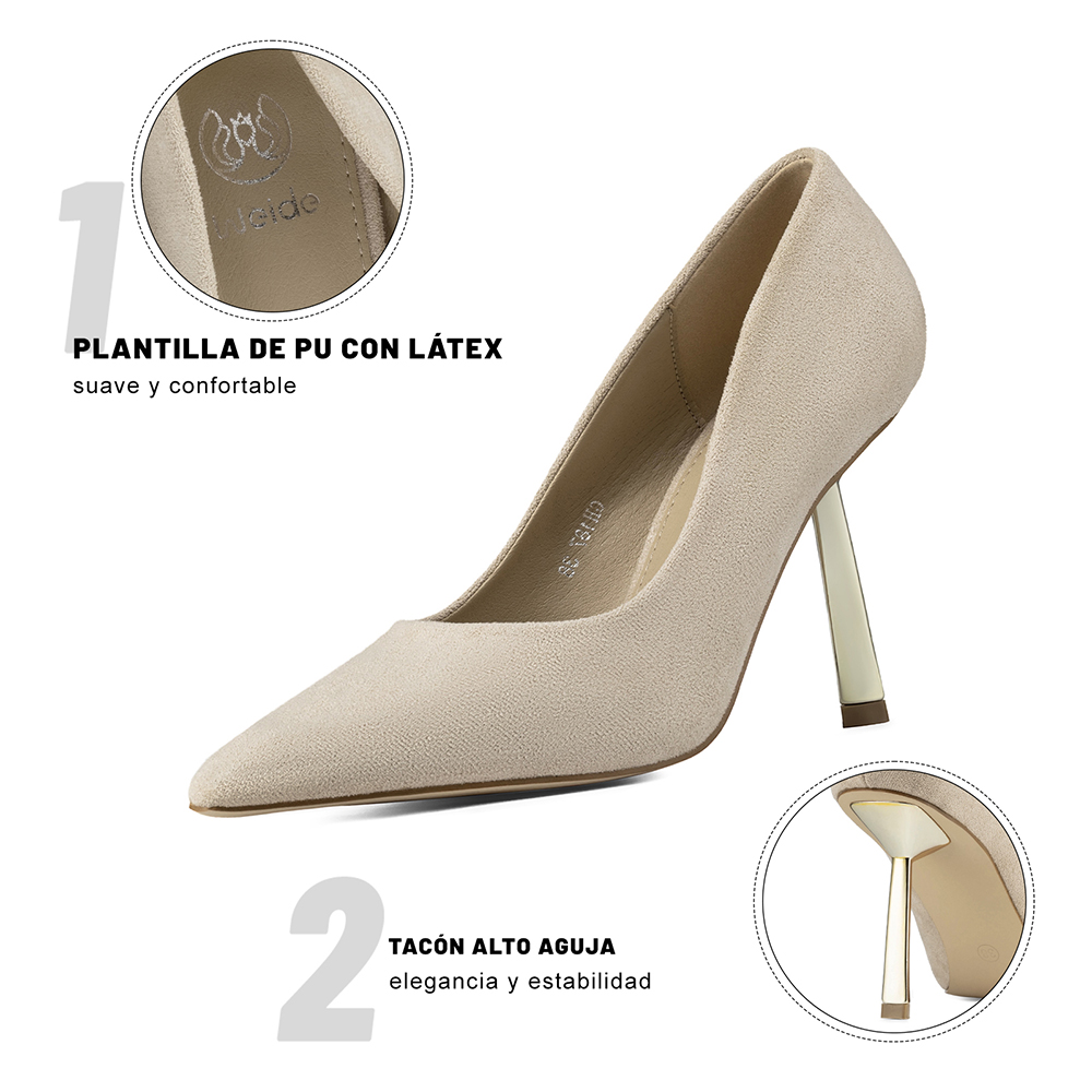 ZAPATO TACO ALTO MUJER FORMAL PU WEIDE GH187 - 8