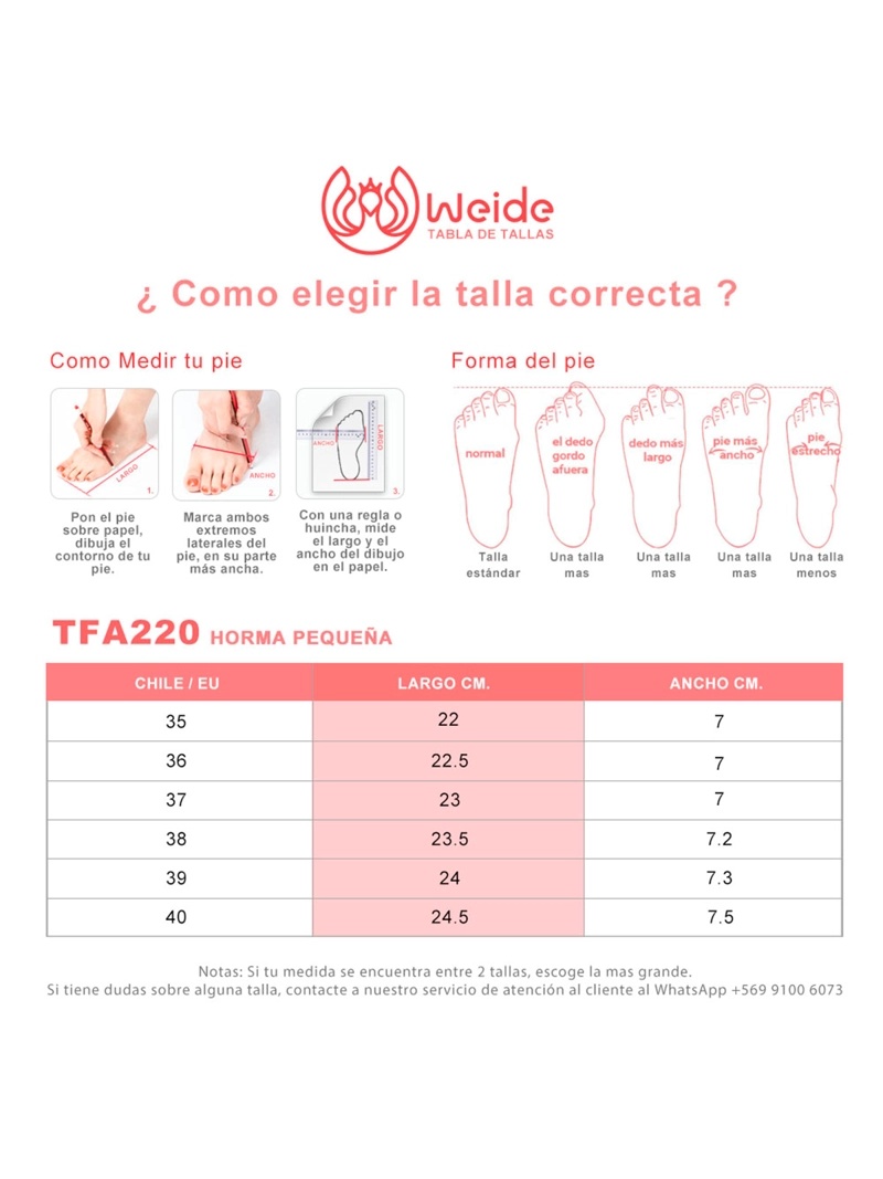 ZAPATILLAS URBANAS MUJER PLATAFORMA PU WEIDE TFA220 - 4