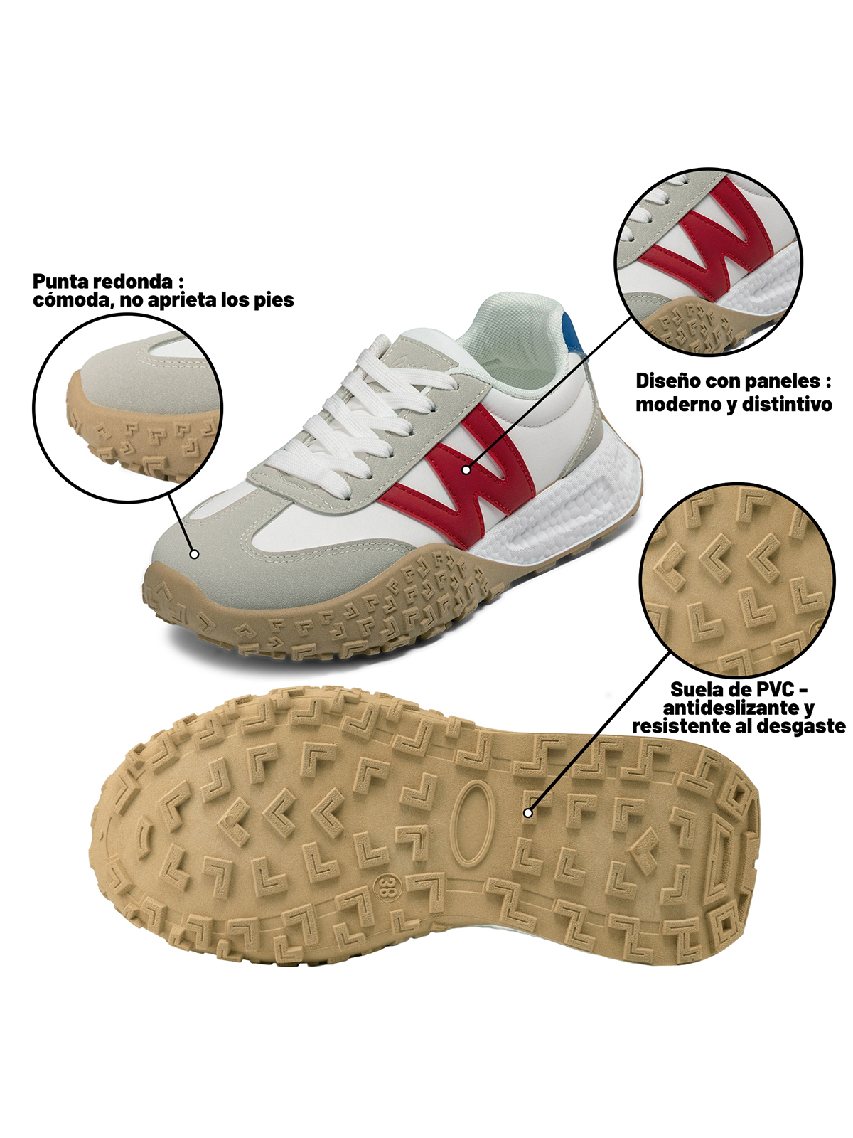 ZAPATILLAS URBANAS MUJER PLATAFORMA PU WEIDE TFA220 - 7