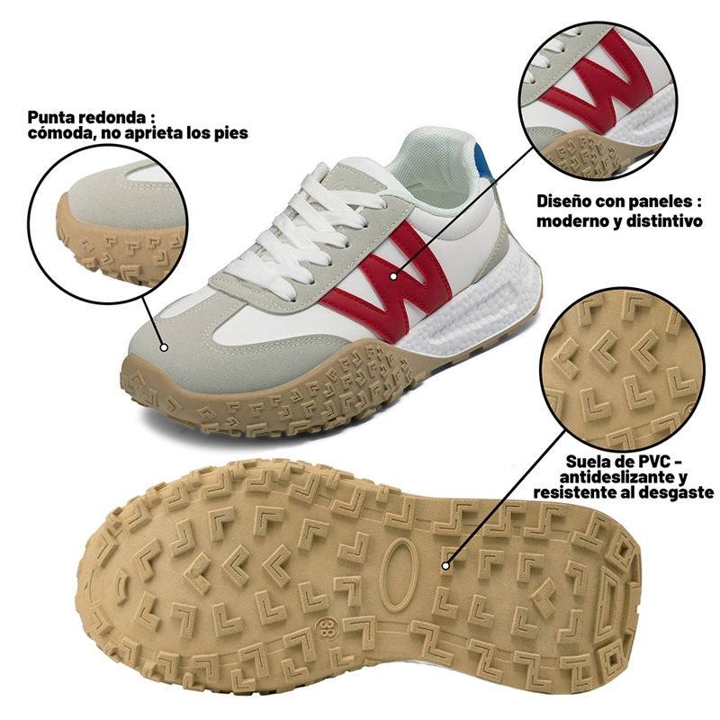 ZAPATILLAS URBANAS MUJER PLATAFORMA PU WEIDE TFA220 - 8