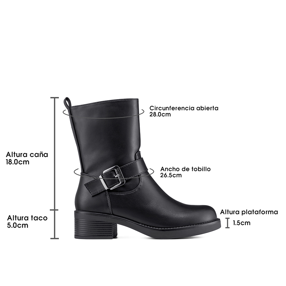 BOTIN TACO MUJER CASUAL PU WEIDE ZS82 - 7