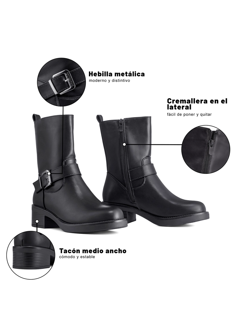 BOTIN TACO MUJER CASUAL PU WEIDE ZS82 - 8