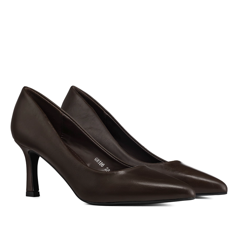 ZAPATO TACO ALTO MUJER FORMAL PU WEIDE GH186 - 5