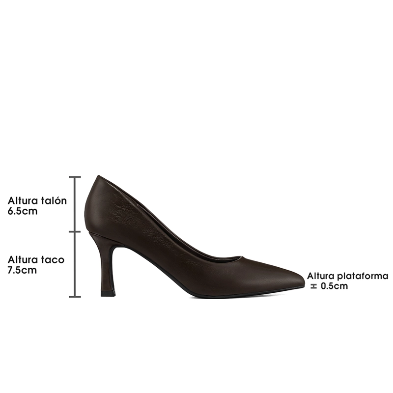ZAPATO TACO ALTO MUJER FORMAL PU WEIDE GH186 - 7