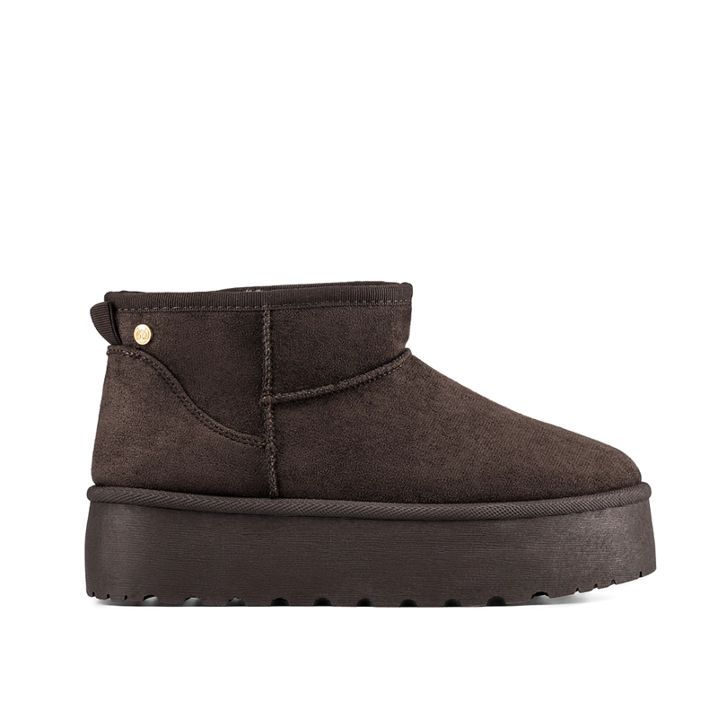 BOTIN MARRON CASUAL MUJER WEIDE LT123 - 1