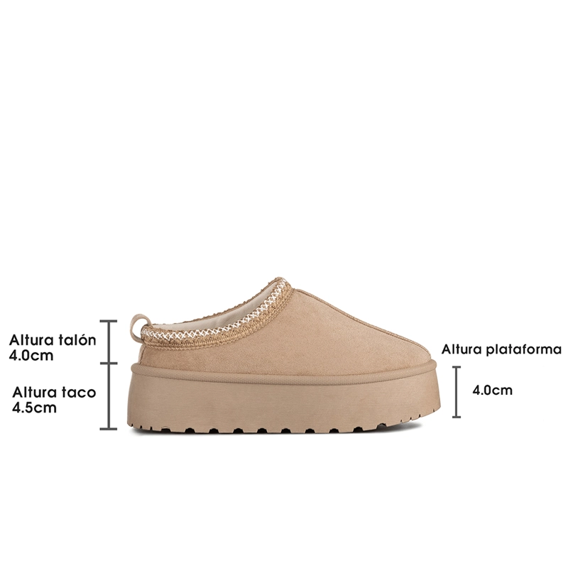 BOTIN TE RMICO MUJER PLATAFORMA PU TEXTIL WEIDE GLT617 - 6