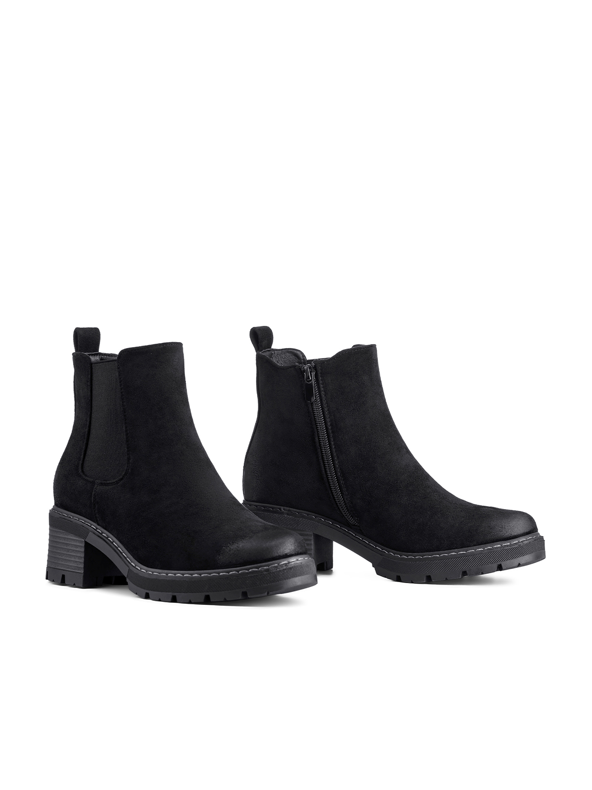 BOTIN TACO MUJER OUTDOOR PU TEXTIL WEIDE ZS81 - 5