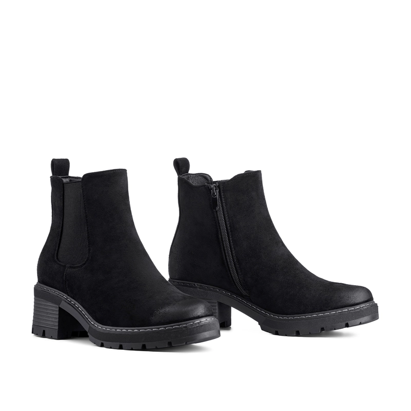 BOTIN TACO MUJER OUTDOOR PU TEXTIL WEIDE ZS81 - 5