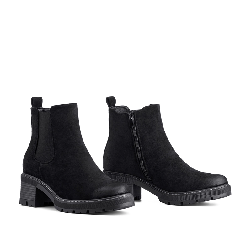 BOTIN TACO MUJER OUTDOOR PU TEXTIL WEIDE ZS81 - 5