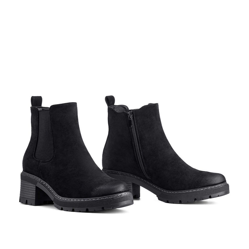 BOTIN TACO MUJER OUTDOOR PU TEXTIL WEIDE ZS81 - 5