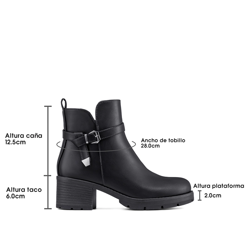 BOTIN TACO MUJER CASUAL PU WEIDE ZS83 - 7