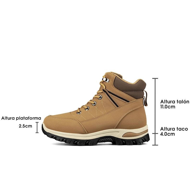 BOTIN TACO MUJER OUTDOOR PU WEIDE TFA219 - 6