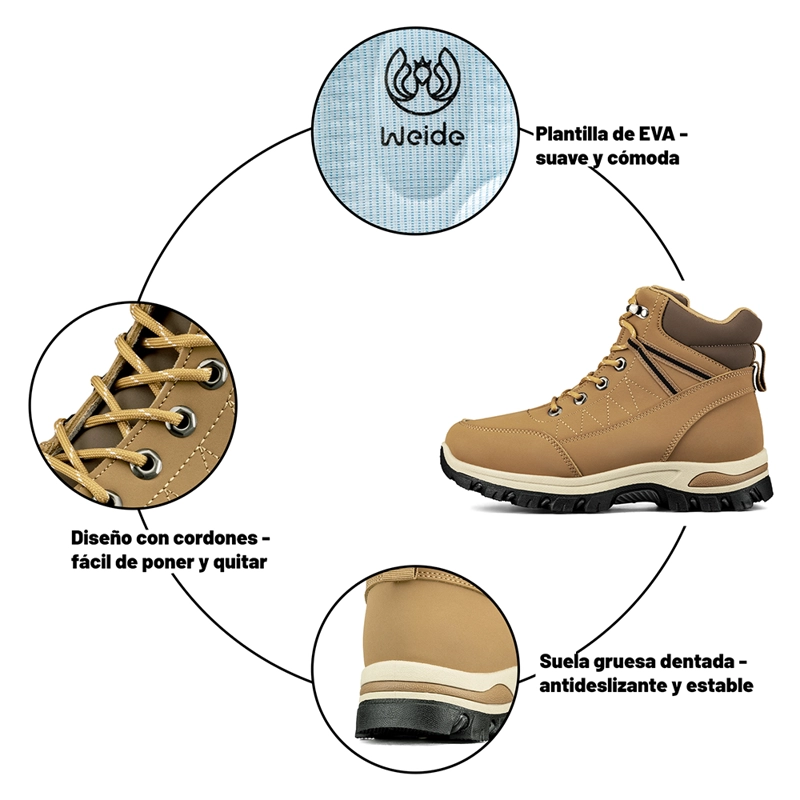 BOTIN TACO MUJER OUTDOOR PU WEIDE TFA219 - 8