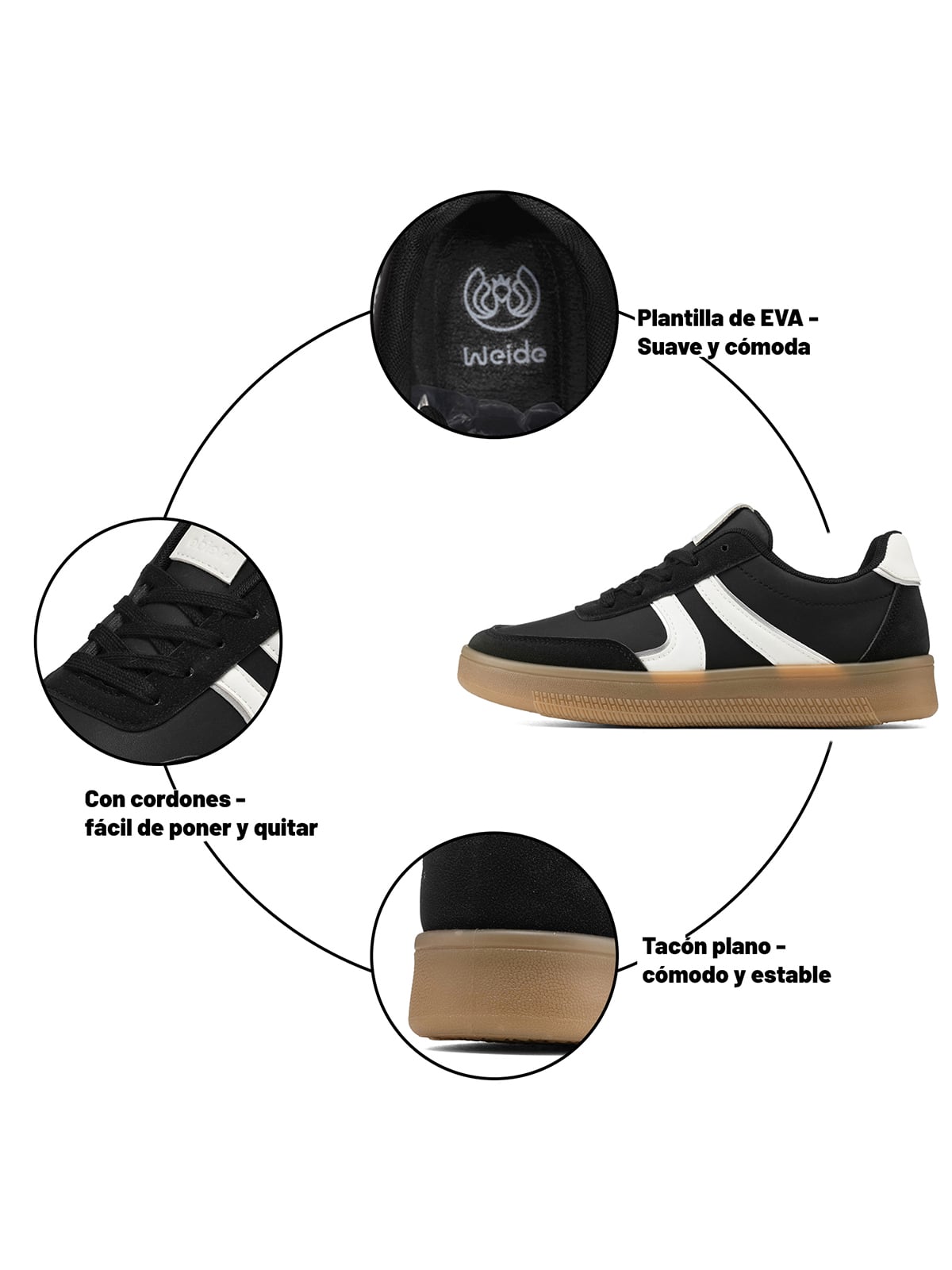 ZAPATILLAS URBANAS MUJER PU WEIDE SL73 - 2