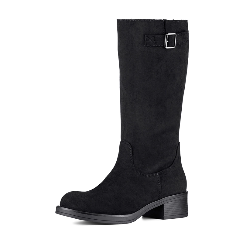 BOTA TACO MUJER CASUAL PU TEXTIL WEIDE CZY659 - 5