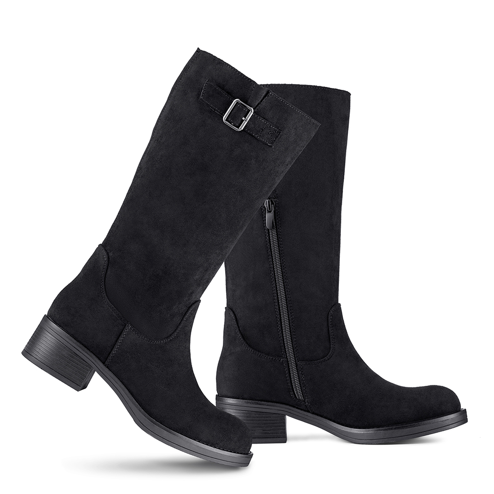 BOTA TACO MUJER CASUAL PU TEXTIL WEIDE CZY659 - 6