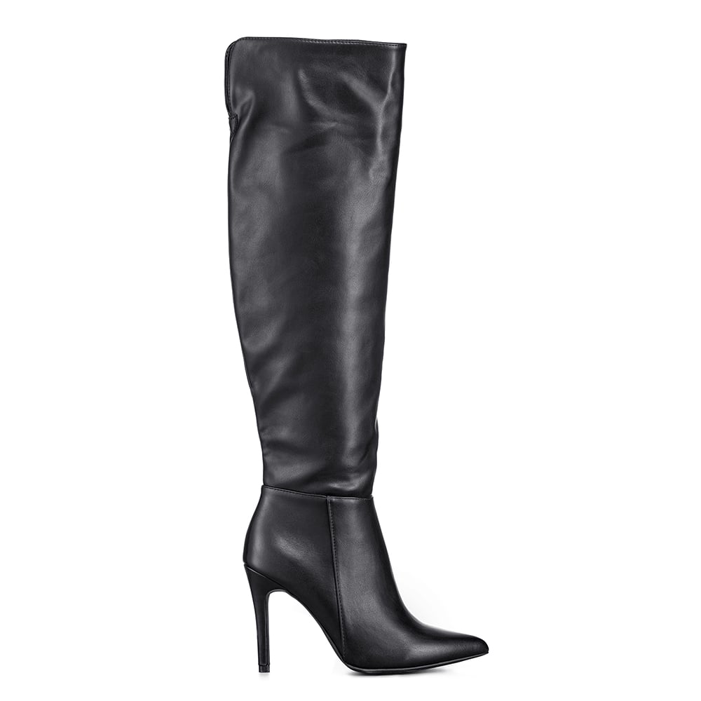 BOTAS LARGAS MUJER ECO CUERO DE MODA CLASICO WEIDE CZY600 - 1