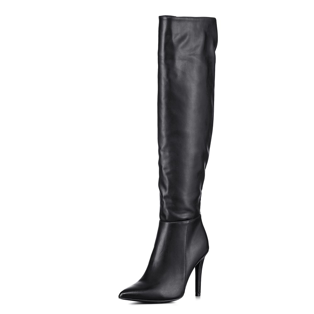 BOTAS LARGAS MUJER ECO CUERO DE MODA CLASICO WEIDE CZY600 - 3