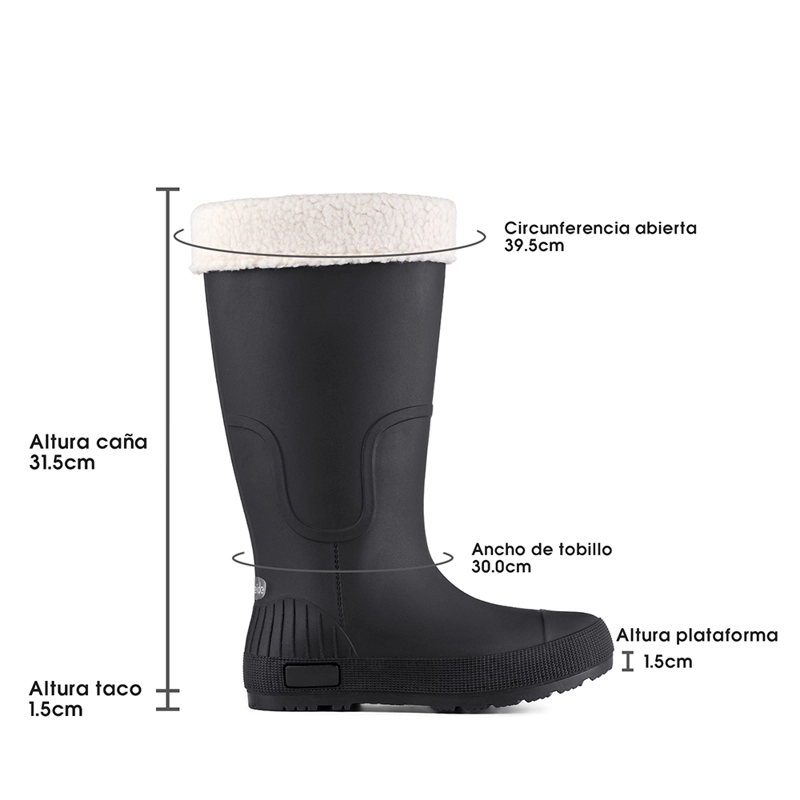 BOTIN DE AGUA MUJER OUTDOOR PVC WEIDE GH182 - 7