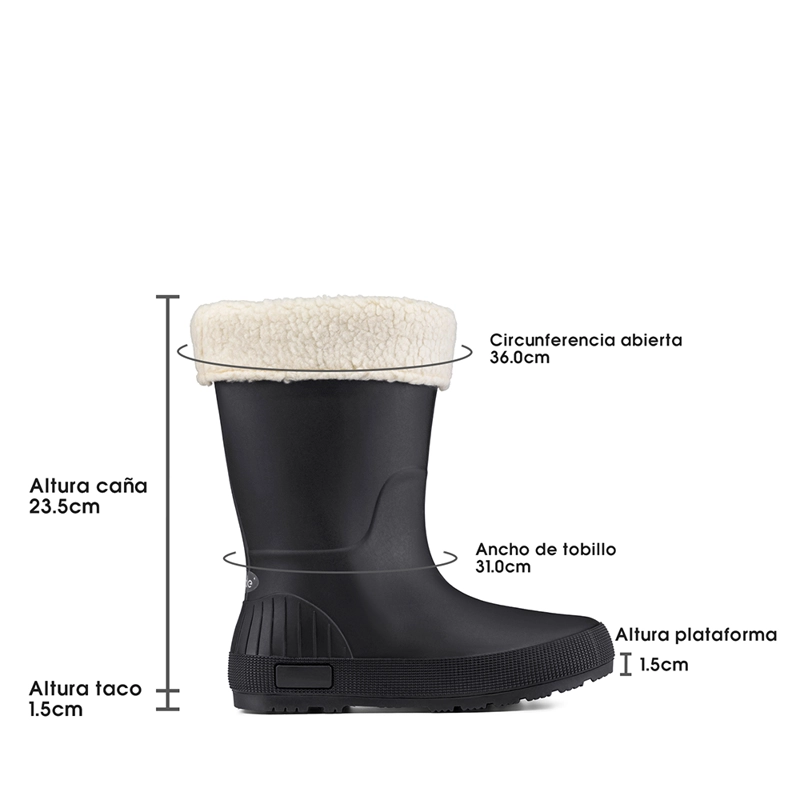 BOTAS DE AGUA MUJER OUTDOOR PVC WEIDE GH180 - 7