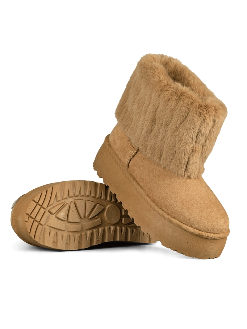 BOTIN CASUAL MUJER VINTAGE MODA TEXTIL CON FELPA WEIDE SL23 - 3
