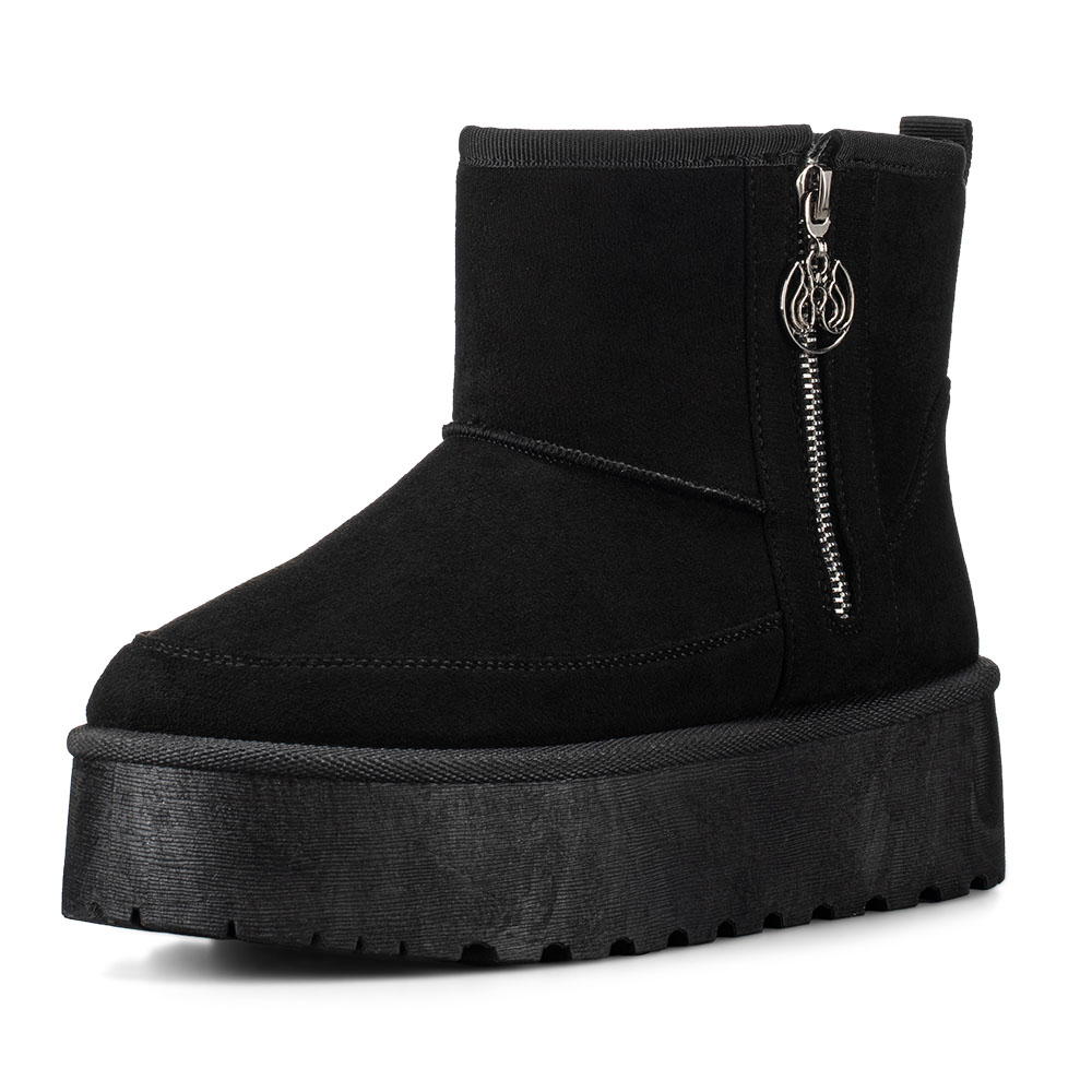 BOTIN NEGRO CASUAL MUJER WEIDE LT121 - 4
