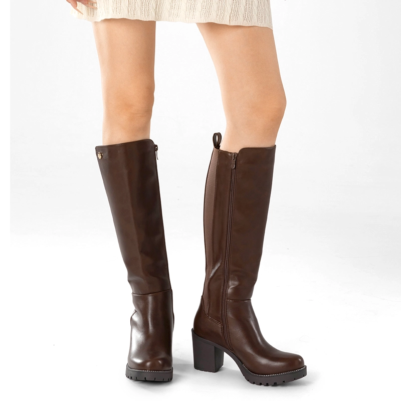 BOTA MARRON CASUAL MUJER WEIDE ZS53 - 3