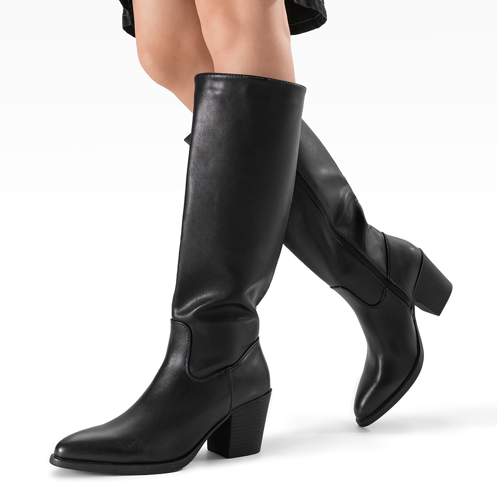 BOTA TACO MUJER CASUAL PU WEIDE CZY658 - 3