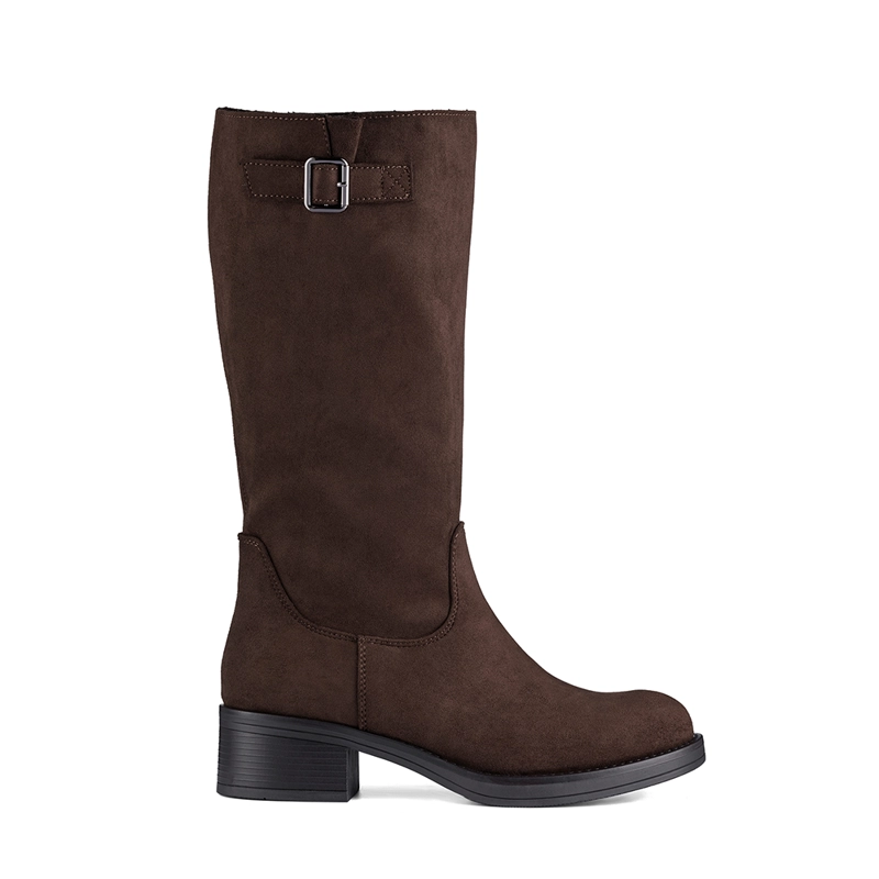 BOTA TACO MUJER CASUAL PU TEXTIL WEIDE CZY659 - 1