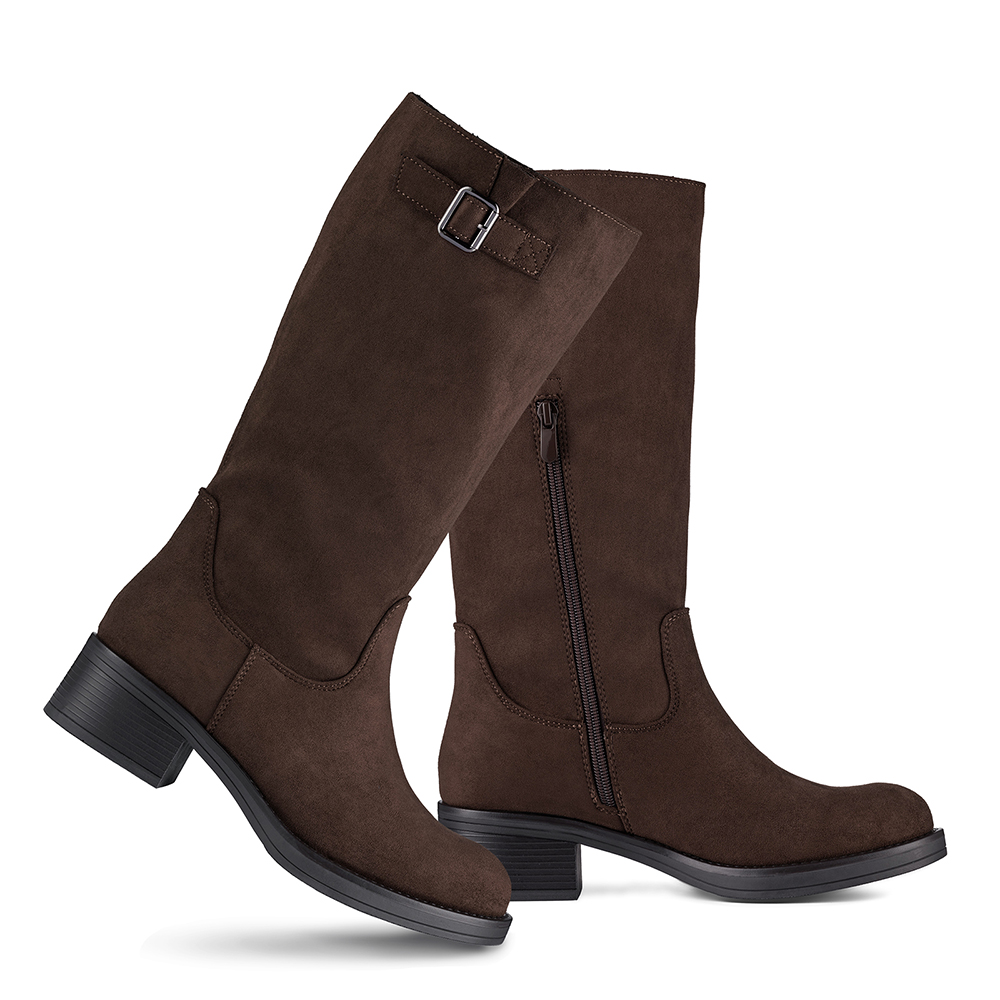 BOTA TACO MUJER CASUAL PU TEXTIL WEIDE CZY659 - 7