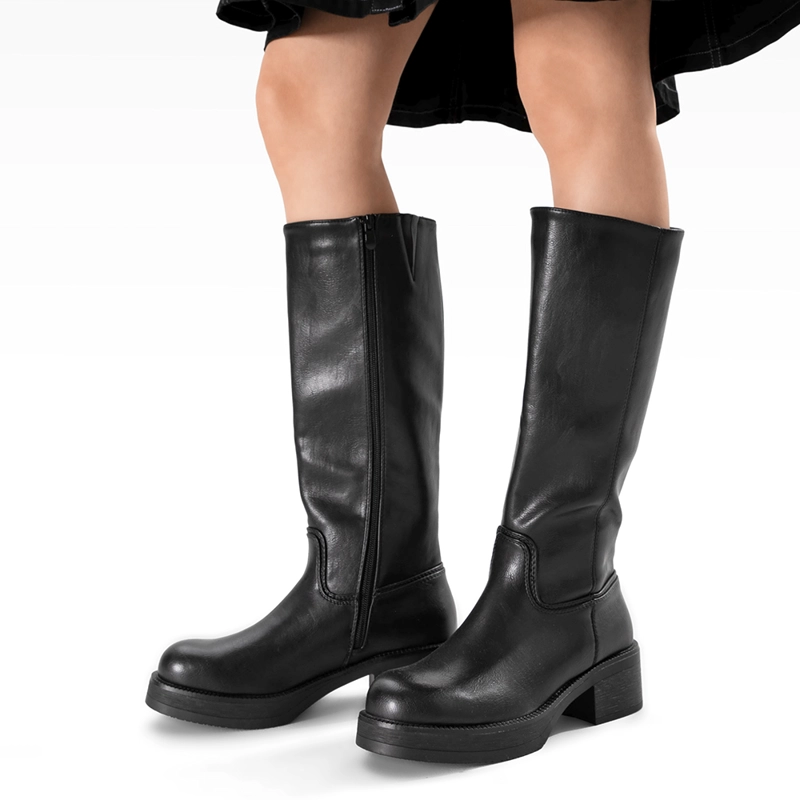 BOTA TACO MUJER CASUAL PU WEIDE CZY657 - 3