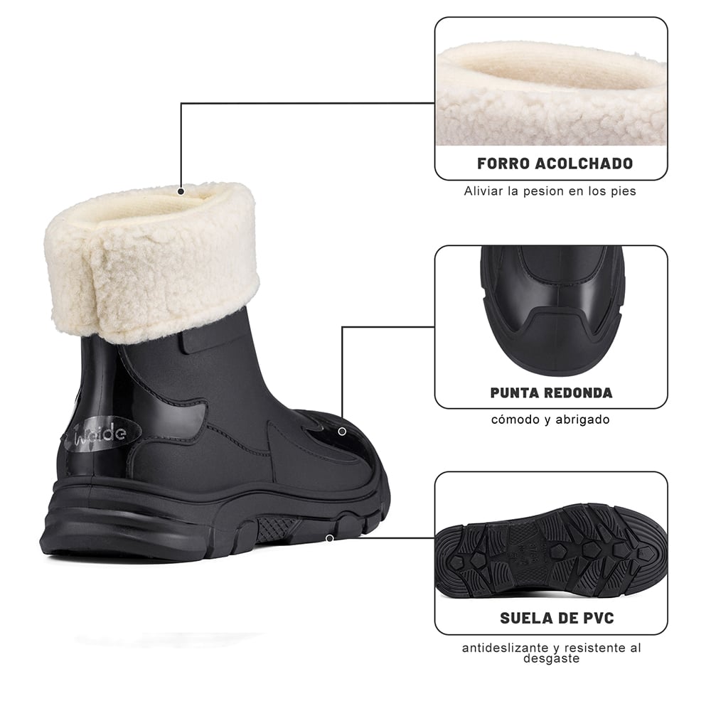 BOTIN DE AGUA MUJER OUTDOOR PVC WEIDE GH181 - 9