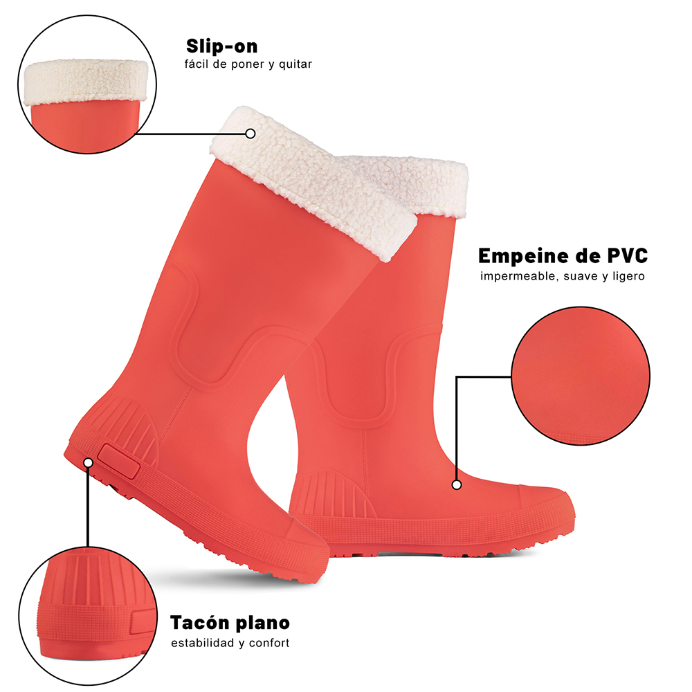 BOTIN DE AGUA MUJER OUTDOOR PVC WEIDE GH182 - 8