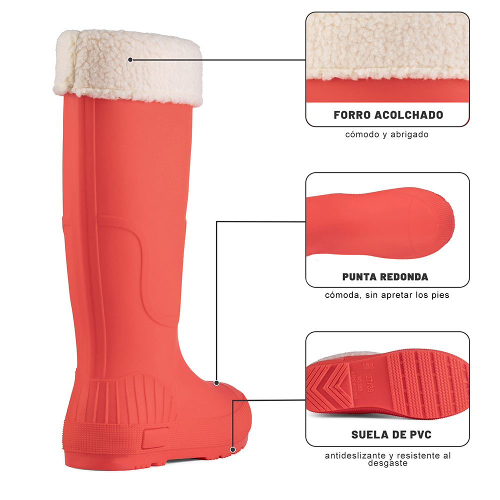 BOTIN DE AGUA MUJER OUTDOOR PVC WEIDE GH182 - 9