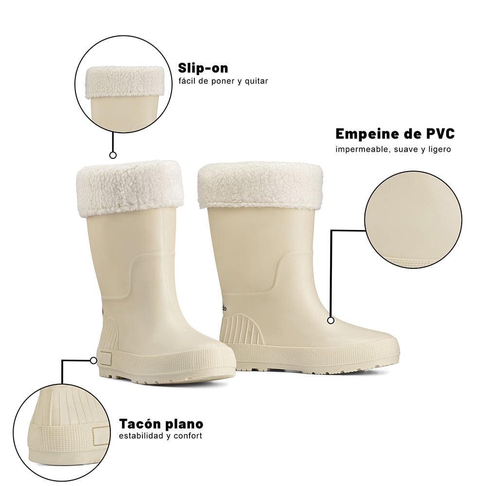 BOTAS DE AGUA MUJER OUTDOOR PVC WEIDE GH180 - 8
