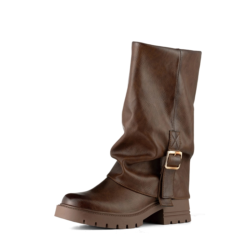 BOTA TACO MUJER CASUAL PU WEIDE ZS87