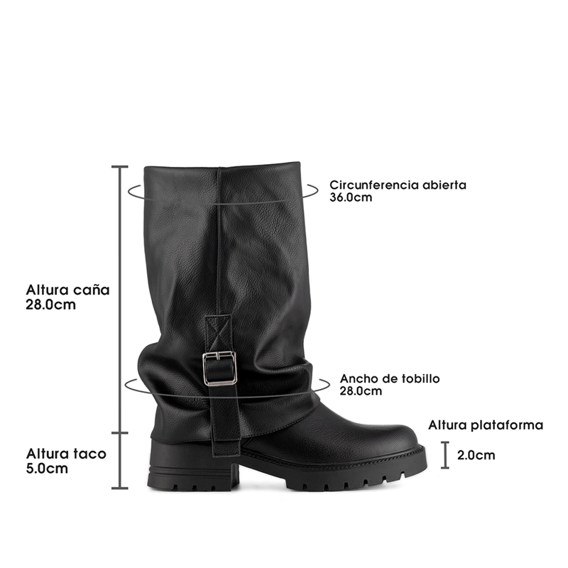 BOTA TACO MUJER CASUAL PU WEIDE ZS87 - 7