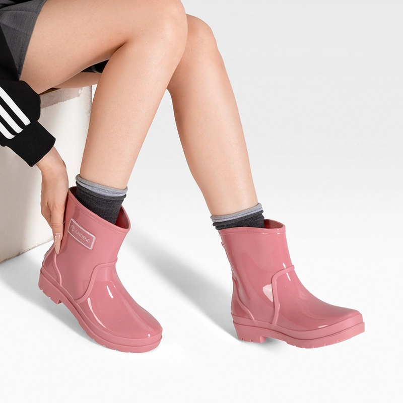 BOTIN DE AGUA MUJER PVC CASUAL IMPERMEABLE WEIDE GH161 - 2