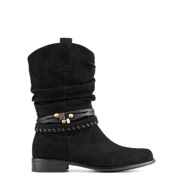 BOTA TACO MUJER OUTDOOR PU TEXTIL WEIDE HX533 - 1