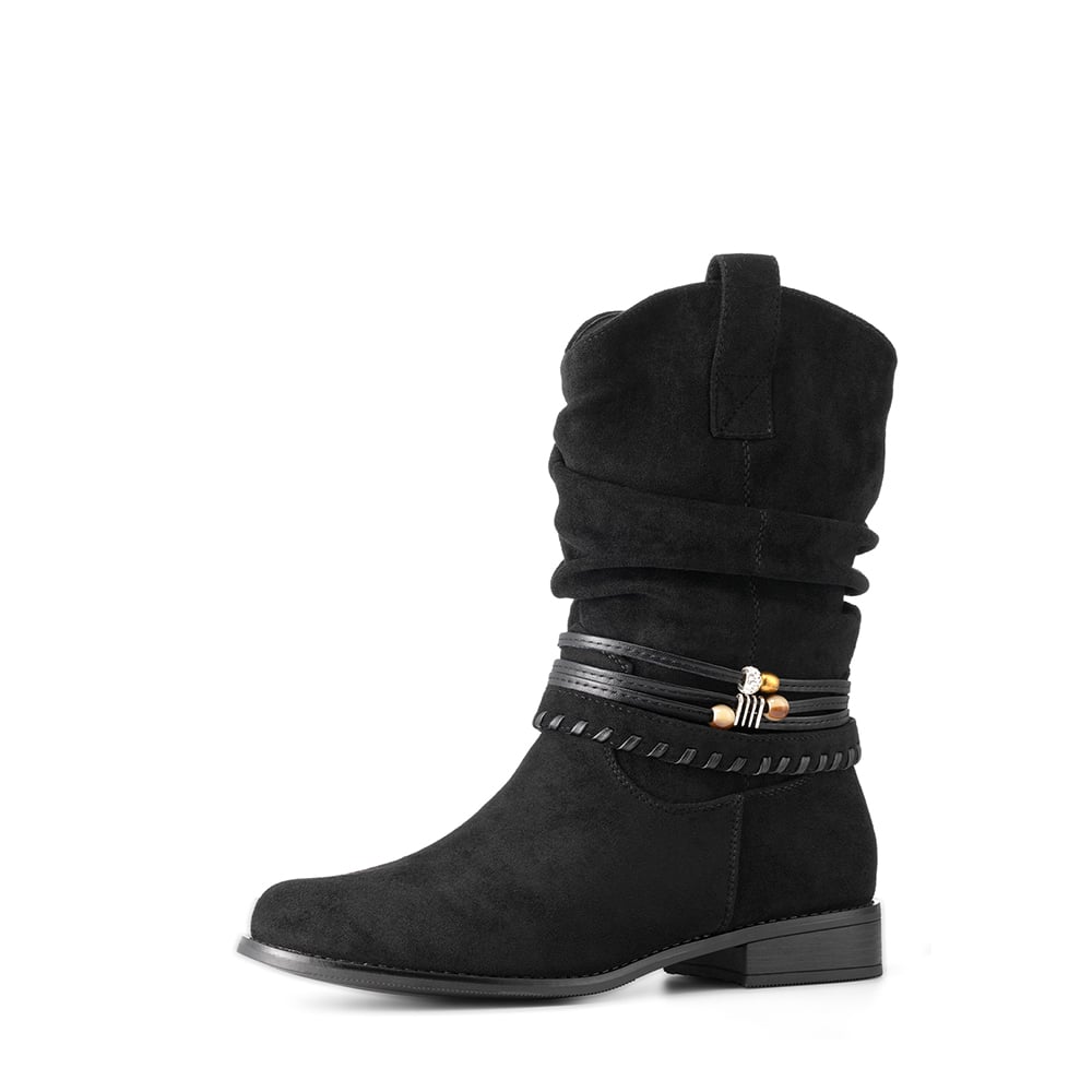 BOTA TACO MUJER OUTDOOR PU TEXTIL WEIDE HX533 - 3