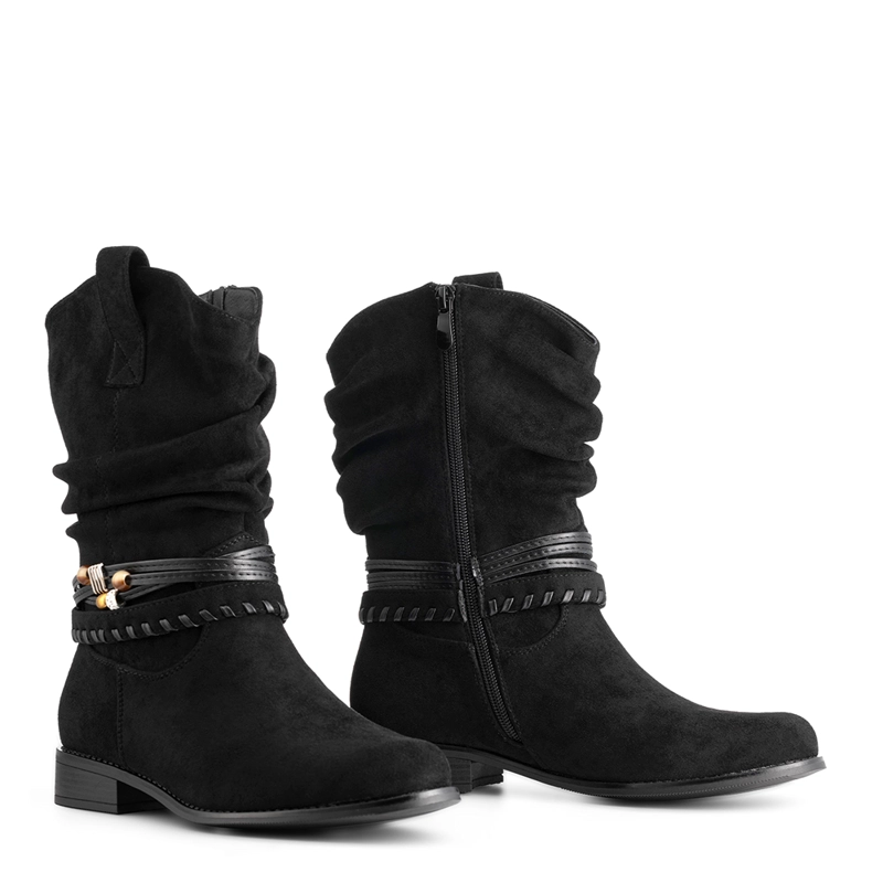 BOTA TACO MUJER OUTDOOR PU TEXTIL WEIDE HX533 - 5