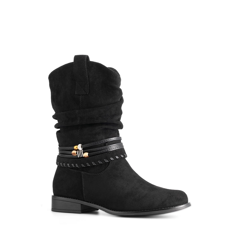 BOTA TACO MUJER OUTDOOR PU TEXTIL WEIDE HX533 - 6