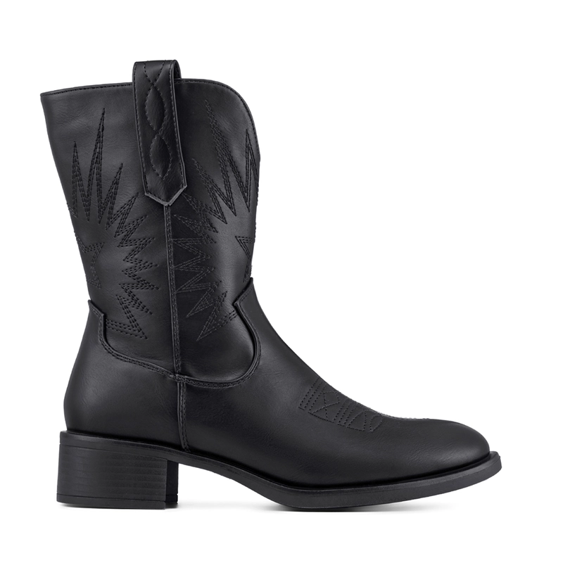 BOTA TACO MUJER CASUAL PU WEIDE DH92 - 1