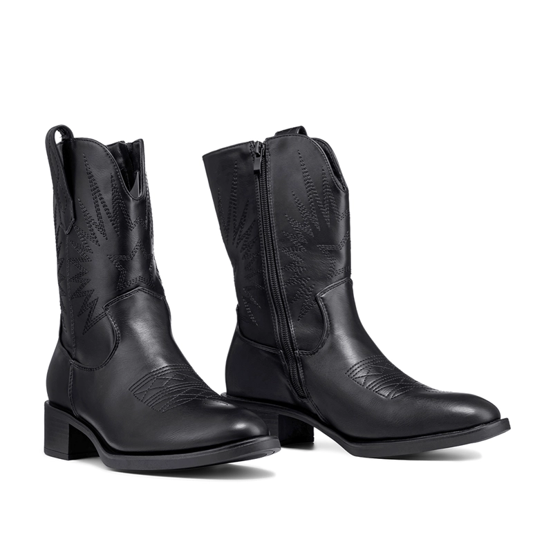BOTA TACO MUJER CASUAL PU WEIDE DH92 - 5