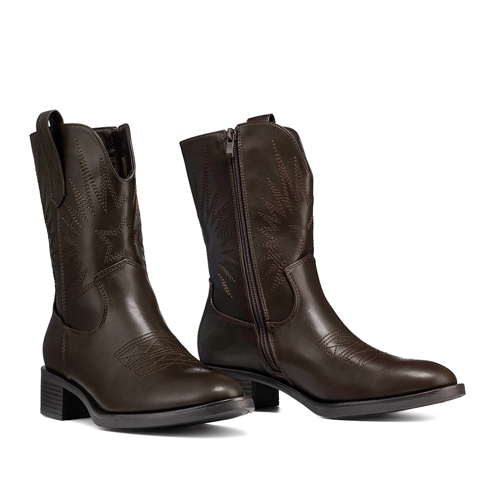 BOTA TACO MUJER CASUAL PU WEIDE DH92 - 5