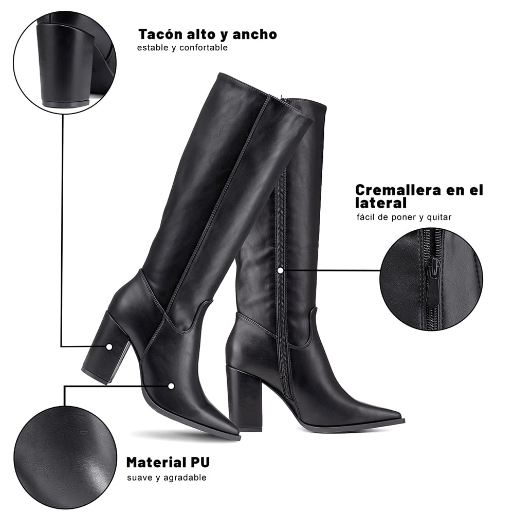 BOTA TACO MUJER URBANA PU WEIDE QBM28 - 8