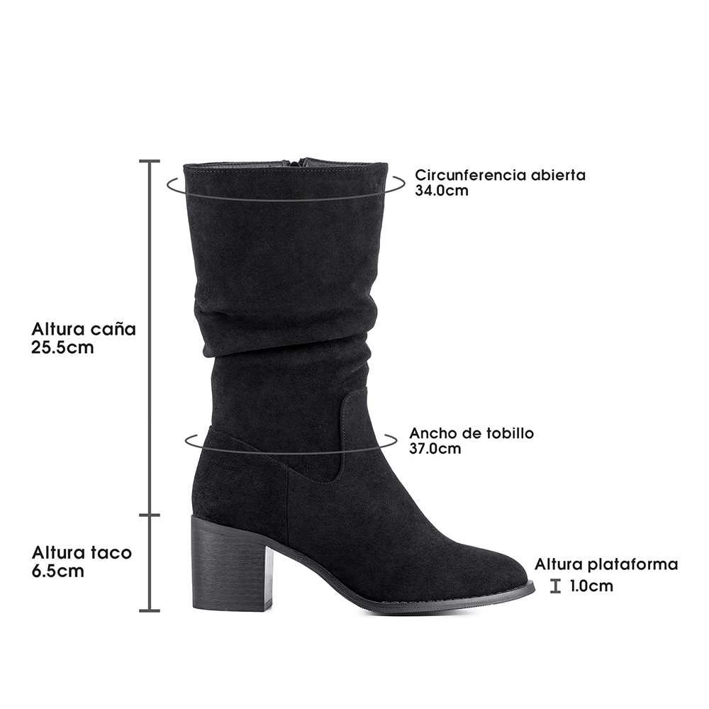 BOTA TACO MUJER OUTDOOR PU TEXTIL WEIDE HX532 - 7