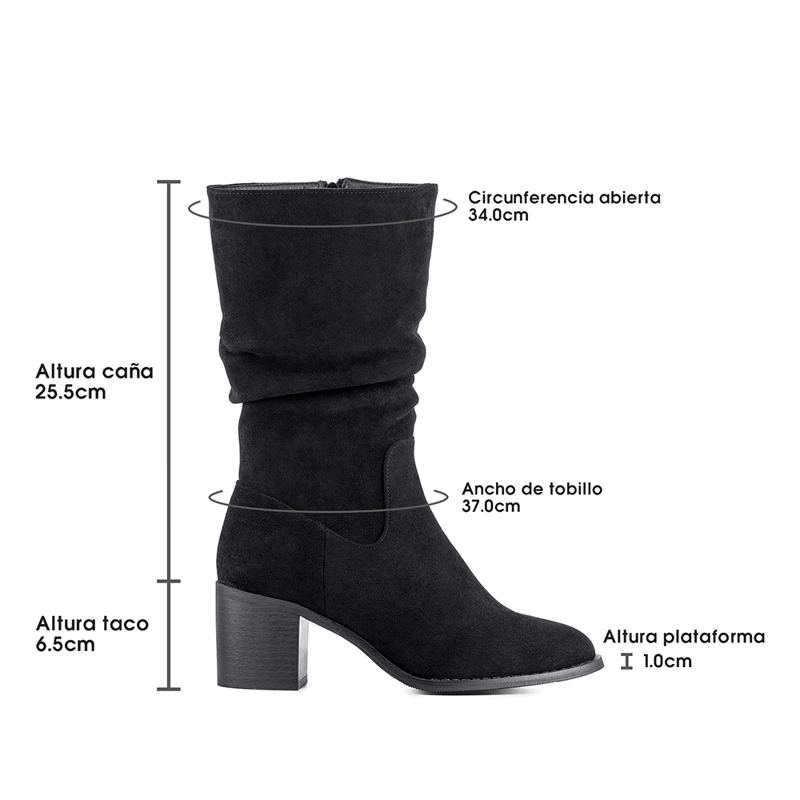 BOTA TACO MUJER OUTDOOR PU TEXTIL WEIDE HX532 - 7